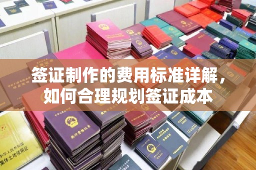 涉县签证制作的费用标准详解，如何合理规划签证成本